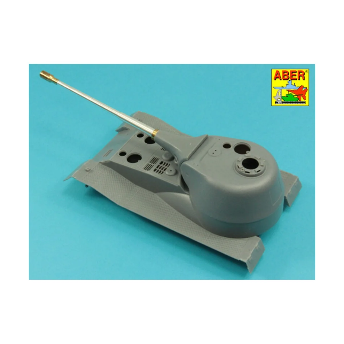 10, 5cm KwK L/70 barrel with perforated muzzle brake for German Pz....