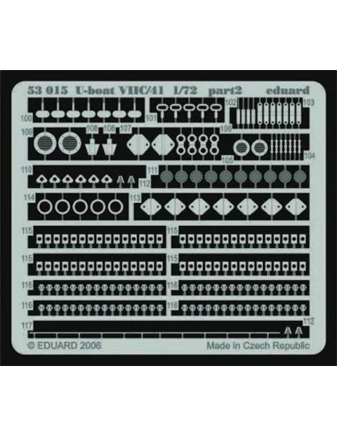 U-boat VIIC/41 für Revell Bausatz, 1/72 - Eduard Accessories 53015