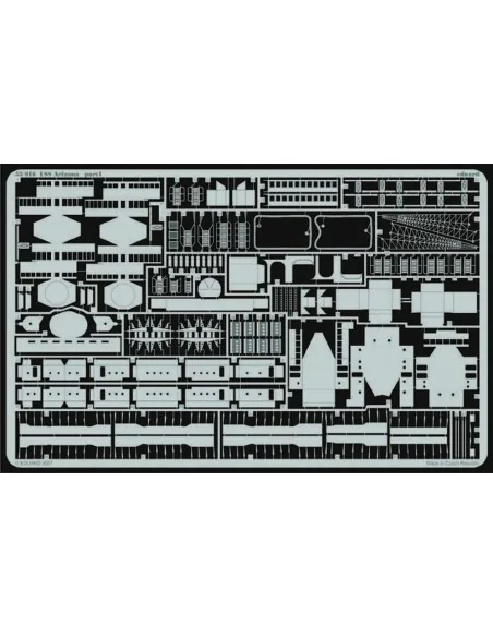 USS Arizona für Mini Hobby Models-Bausatz, 1/350 - Eduard Accessori...