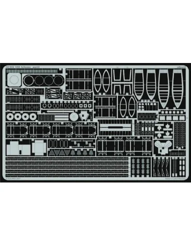 USS Arizona für Mini Hobby Models-Bausatz, 1/350 - Eduard Accessori...