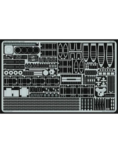 USS Arizona für Mini Hobby Models-Bausatz, 1/350 - Eduard Accessori...