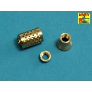 10, 5cm KwK L/70 barrel with perforated muzzle brake for German Pz....