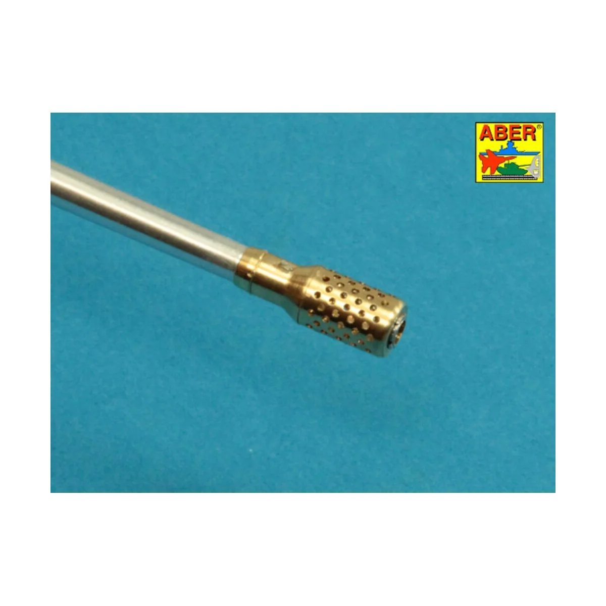 10, 5cm KwK L/70 barrel with perforated muzzle brake for German Pz....