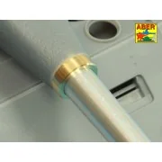 10,5cm KwK L/70 barrel with perforated muzzle brake for German Pz.K...