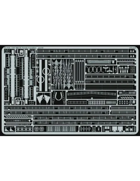 USS BB-55 North Carolina 1/350 für Trumpeter-Bausatz, 1/350 - Eduar...
