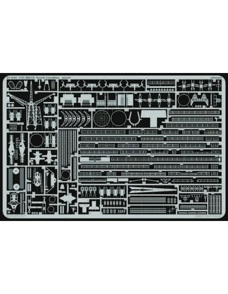 USS BB-55 North Carolina 1/350 für Trumpeter-Bausatz, 1/350 - Eduar...