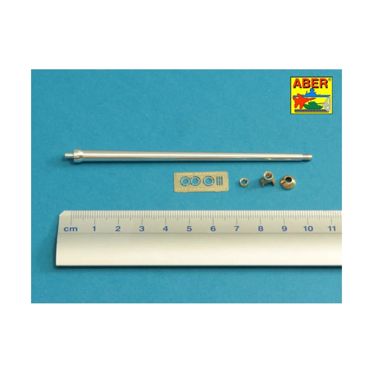 7,5cm gun barrel with single baffle muzzle brake for German Tank VK...