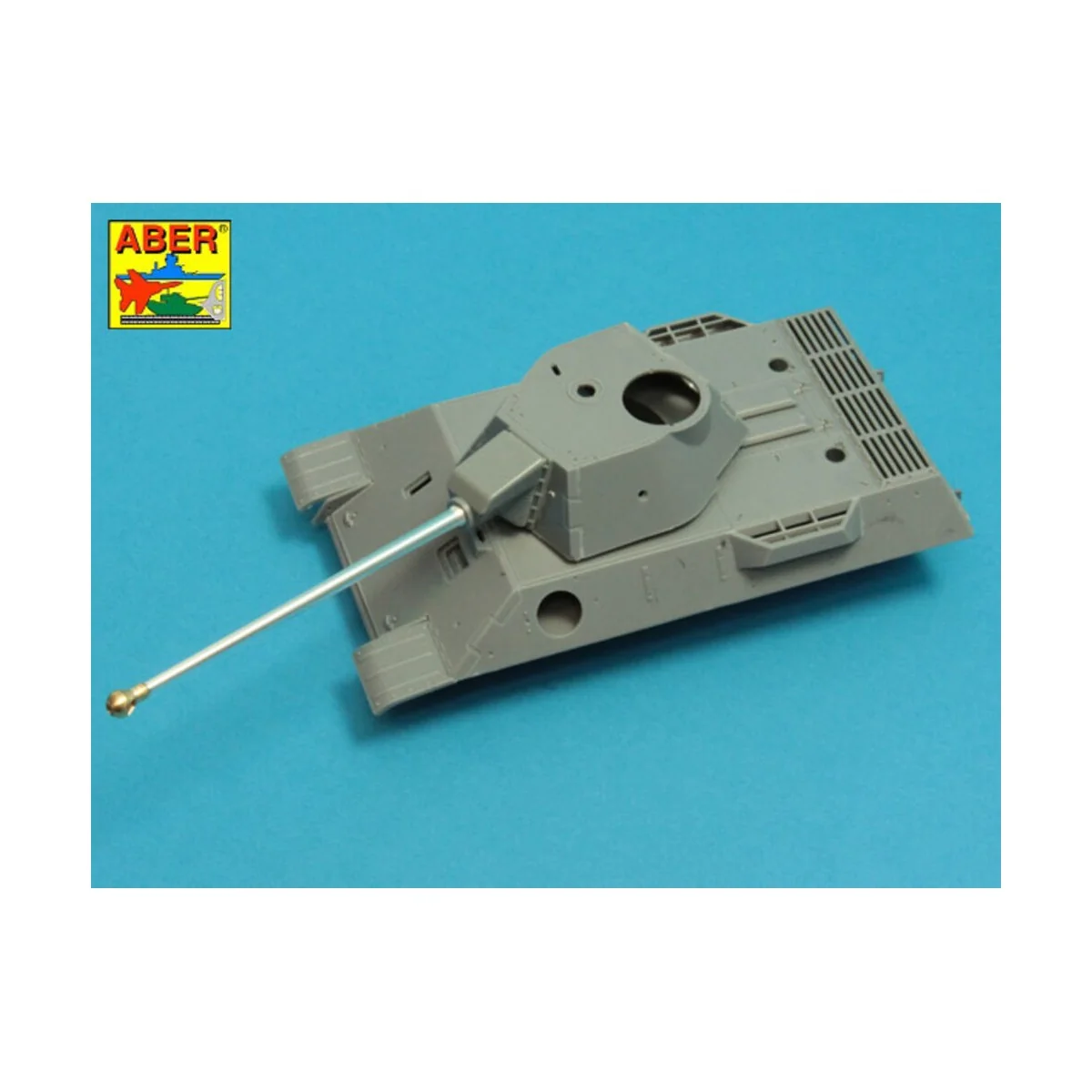 7,5cm gun barrel with single baffle muzzle brake for German Tank VK...