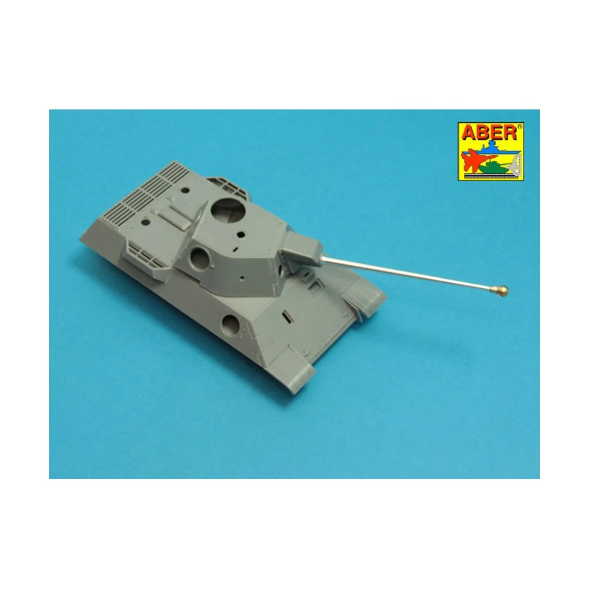 7,5cm gun barrel with single baffle muzzle brake for German Tank VK...