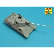 7, 5cm gun barrel with single baffle muzzle brake for German Tank V... 7, 5cm gun barrel with single baffle muzzle brake for German Tank V...