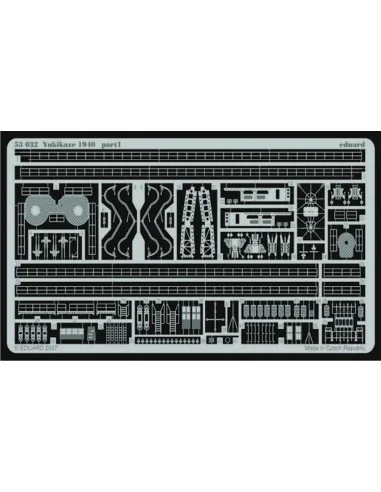 Yukikaze 1940 1/350 für Hasegawa-Bausatz, 1/350 - Eduard Accessorie...