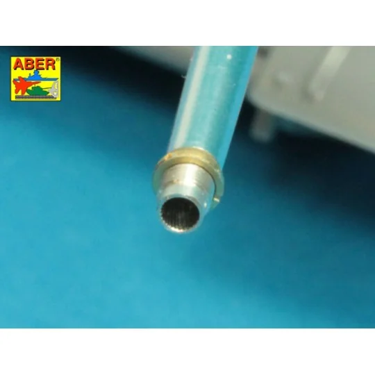 7,5cm gun barrel with single baffle muzzle brake for German Tank VK...