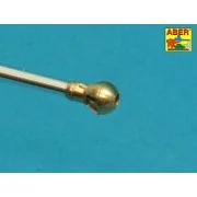 7,5cm gun barrel with single baffle muzzle brake for German Tank VK...