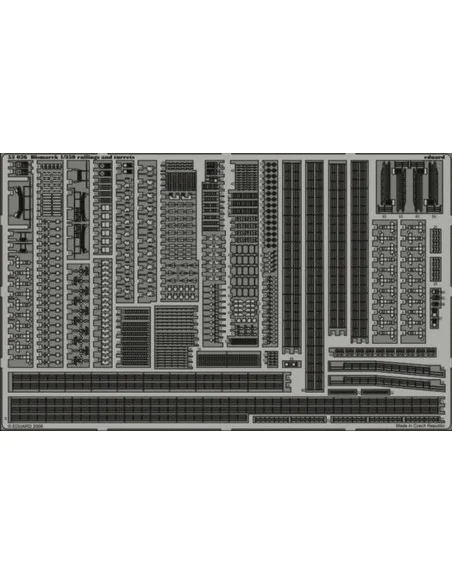 [NO_DESC] Bismarck railings and turrets für Revell Bausatz, 1/350 -...