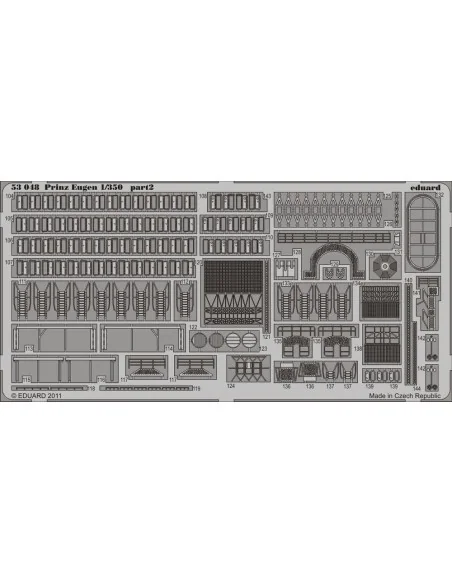Prinz Eugen for Trumpeter, 1/350 - Eduard Accessories 53048