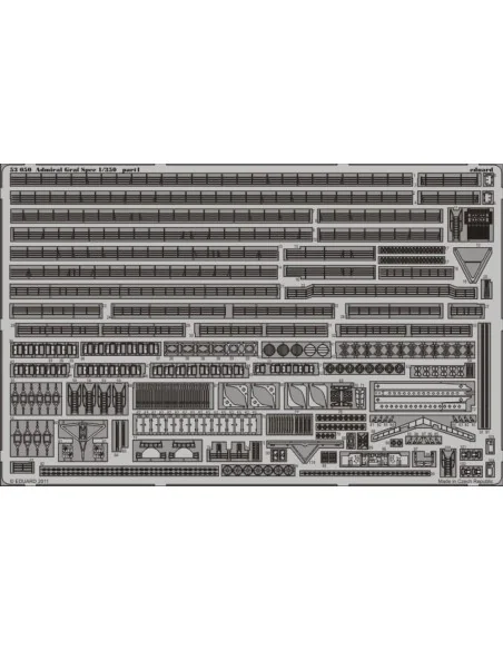 Admiral Graf Spee for Academy, 1/350 - Eduard Accessories 53050