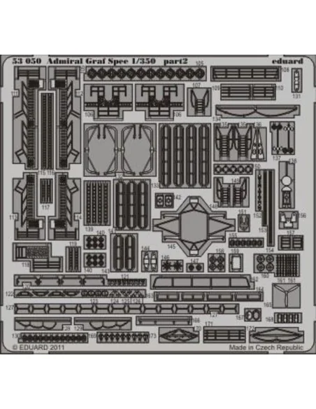 Admiral Graf Spee for Academy, 1/350 - Eduard Accessories 53050