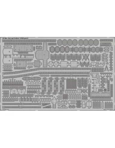 Varyag Cruiser for Zvezda, 1/350 - Eduard Accessories 53067