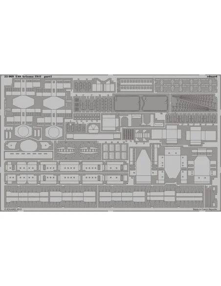 [NO_DESC] USS Arizona 1941 1/350 for Hobby Boss, 1/350 - Eduard Acc...