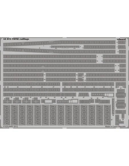 TONE railings for Tamiya, 1/350 - Eduard Accessories 53075