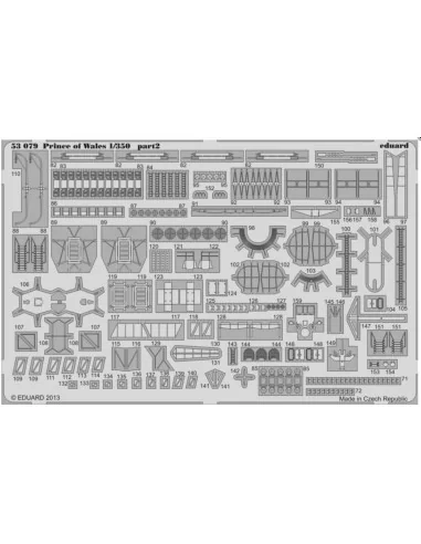 [NO_DESC] Prince of Wales for Tamiya, 1/350 - Eduard Accessories 53079