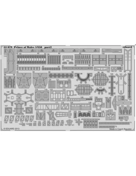 Prince of Wales for Tamiya, 1/350 - Eduard Accessories 53079