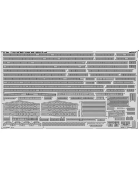 Prince of Wales crans a. railings f. Ta., 1/350 - Eduard Accessorie...
