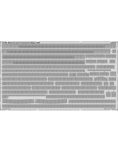 Bismarck part 8 - structural rail. f. T., 1/200 - Eduard Accessorie...