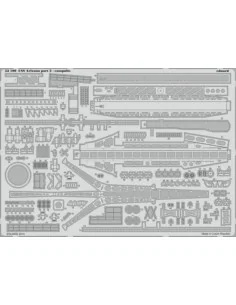 USS Arizona part 2-catapults for Trumpet, 1/200 - Eduard Accessorie...