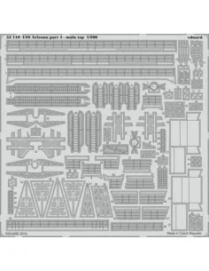 [NO_DESC] USS Arizona part 4-main top for Trumpete, 1/200 - Eduard ...