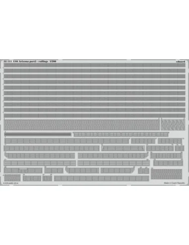 USS Arizona part 5-railings for Trumpete, 1/200 - Eduard Accessorie...