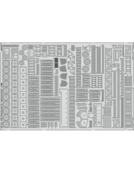 USS Arizona part 6-superstructure f.Trum, 1/200 - Eduard Accessorie...