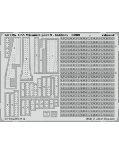 USS Missouri part 9-ladders f. Trumpeter, 1/200 - Eduard Accessorie...