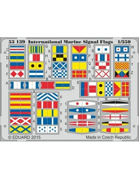 International Marine Signal Flags, 1/350 - Eduard Accessories 53139