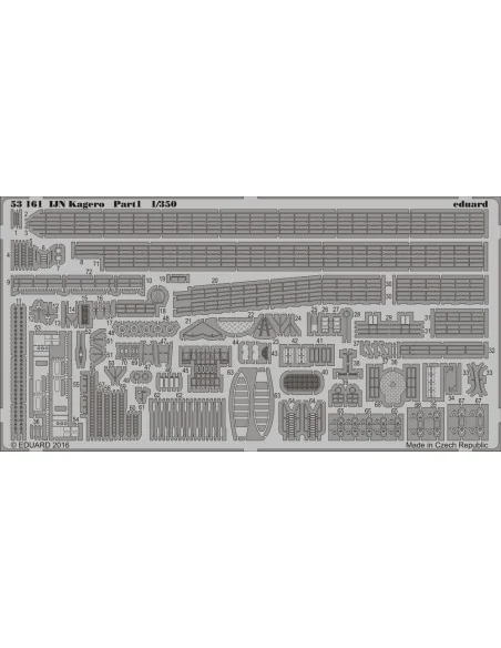 IJN Kagero pt.1 for Tamiya, 1/350 - Eduard Accessories 53161