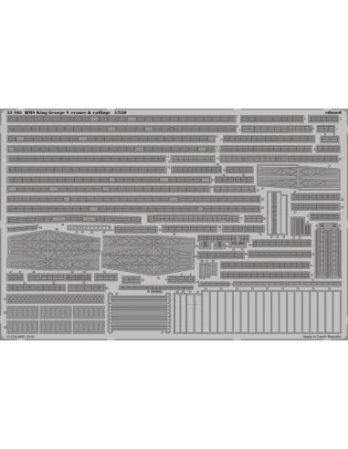 [NO_DESC] HMS King GeorgeV cranes&railings f.Tamiy, 1/72 - Eduard A...