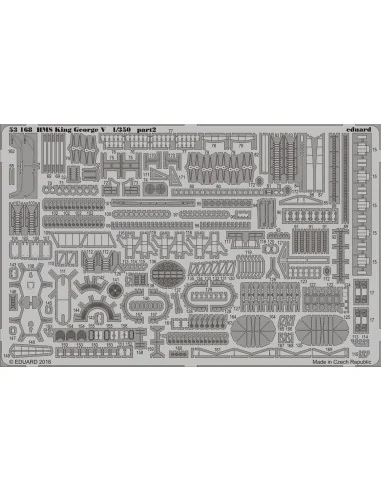 HMS King George V for Tamiya, 1/72 - Eduard Accessories 53168