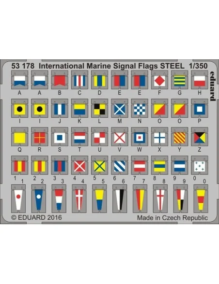 [NO_DESC] International Marine Signal Flags STEEL, 1/350 - Eduard A...