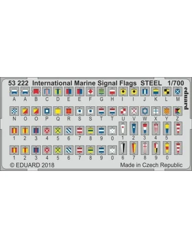 [NO_DESC] International Marine Signal Flags STEEL, 1/700 - Eduard A...