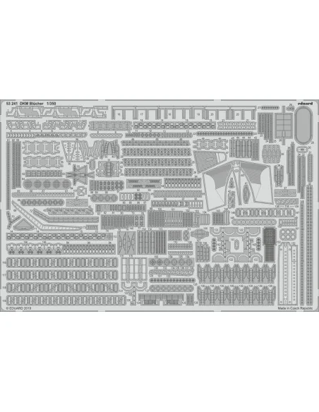 DKM Blücher for Trumpeter, 1/350 - Eduard Accessories 53241