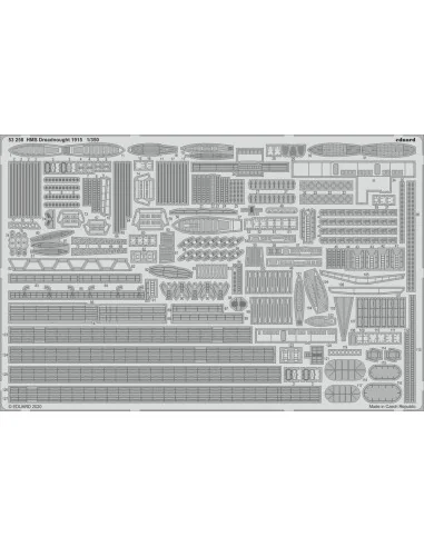 HMS Dreadnought 1915 for Trumpeter, 1/350 - Eduard Accessories 53258