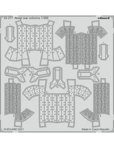 Akagi rear columns, for HASEGAWA, 1/350 - Eduard Accessories 53277
