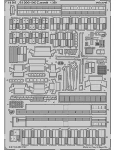 USS DDG-1000 Zumwalt for SNOWMAN MODELS / TAKOM, 1/350 - Eduard Acc...