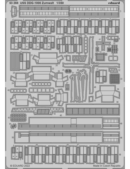 [NO_DESC] USS DDG-1000 Zumwalt for SNOWMAN MODELS / TAKOM, 1/350 - ...