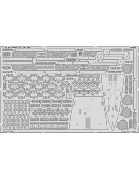 USS Alaska CB-1 part 1 for HOBBY BOSS, 1/350 - Eduard Accessories 5...
