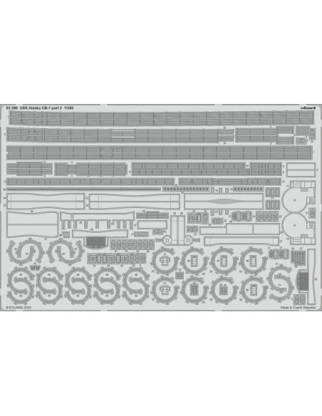 USS Alaska CB-1 part 2 1/350 for HOBBY BOSS, 1/350 - Eduard Accesso...