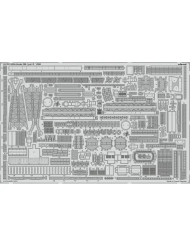USS Alaska CB-1 part 3 1/350 HOBBY BOSS, 1/350 - Eduard Accessories...