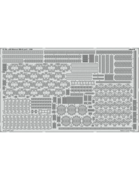 USS Missouri BB-63 1/350 HOBBY BOSS, 1/350 - Eduard Accessories 53292