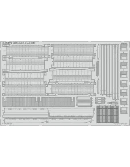 USS Nimitz CVN-68 part 3 1/350 TRUMPETER, 1/350 - Eduard Accessorie...