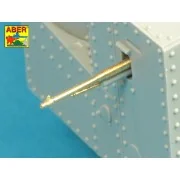 Barrels for British WWI Tank Mk.I Male - 6 pdr. gun x 2 & 8mm Hotch...